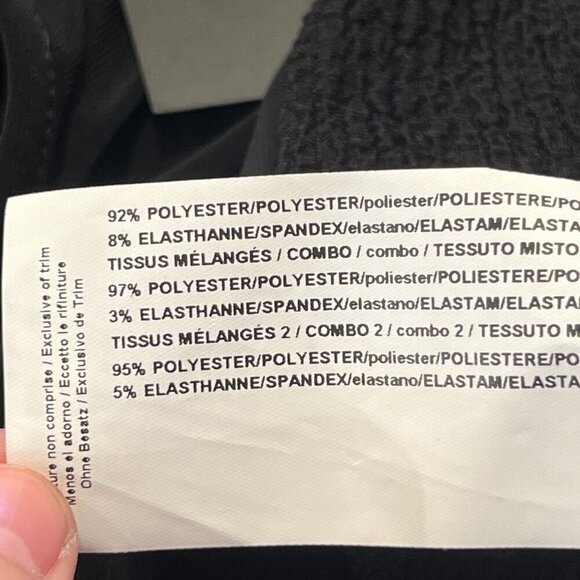 JOSEPH RIBKOFF Women's Black & White Patterned 2 Pc Long Sleeve Tank Top Set - Picture 11 of 11